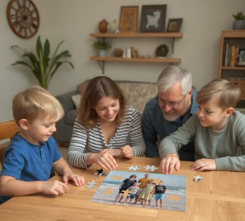 kids playing with puzzle edit